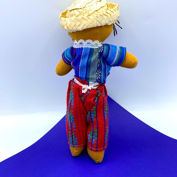 Vintage Handmade Mexican Doll - Picture 2 of 3